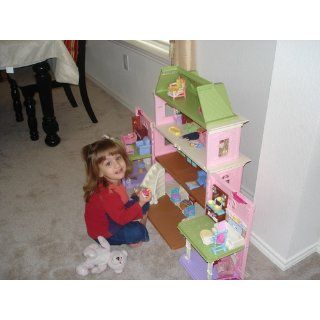 Fisher Price Loving FamilyTM Grand Dollhouse Super Set (Caucasian Family) Toys & Games