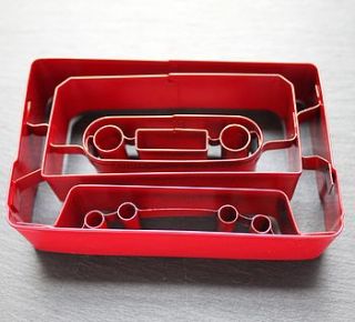 cassette tape cookie cutter by posh totty designs interiors