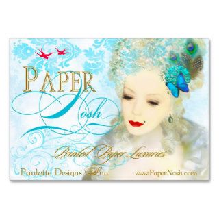 PAPER NOSH Marie Antoinette Private Custom Business Card Templates