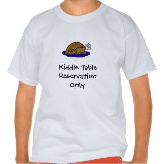 Kiddie Table Reservation Child's T Shirt