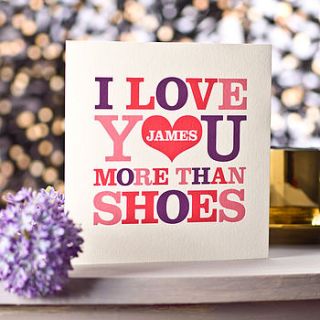 ‘love you more than…’ valentine's card by rosie robins