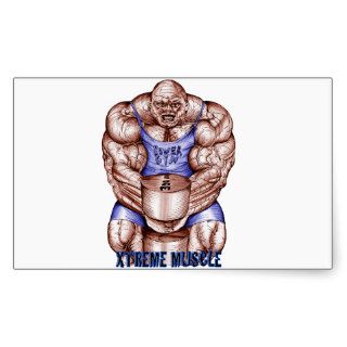 Bodybuilding Gym T shirts  & Gifts Extreme Muscle Stickers