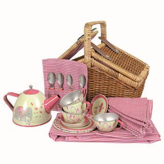 toy tea sets in a basket by crafts4kids