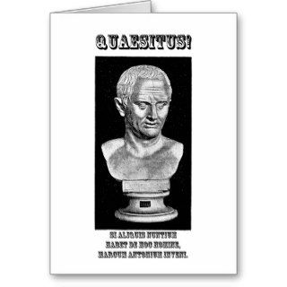 Cicero Wanted (Latin) Greeting Cards