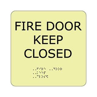 FIRE DOOR KEEP CLOSED Industrial Warning Signs