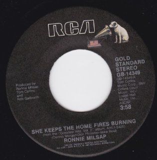 She Keeps The Home Fires Burning/Lost In The Fifties Tonight (NM 45 rpm) Music