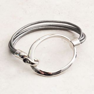 gallia hooked hoop bracelet by bloom boutique