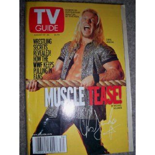 TV Guide August 19 25, 2000 (1 of 4 covers) (Chris Jericho, Muscle Tease Wrestling Secrets Revealed How The WWF Keeps Pulling In Fans; Jeff's Excellent Adventure By Weathering Harsh Criticism And More Than His Share of Jellyfish Stings Jeff Probst H