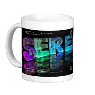Serenity    The Name Serenity in 3D Lights (Photog Mug