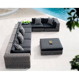 Sunset West Emerald Corner Club Chair with Cushions