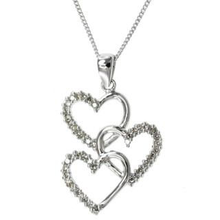 Michael Valitutti 14k Gold 1/4ct TDW Diamond Heart Necklace (I J, I1 I2) Michael Valitutti Diamond Necklaces
