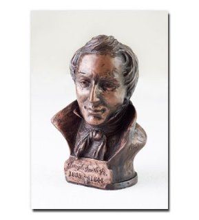 Statuettes Joseph Smith Jr. Bust   Bronze statue with Joseph Smith Jr's. SignatureFirst Prophet in the last dispensation of The Church of Jesus Christ of Latter day Saints(Mormons/LDS) Quality Hand Painted, and patented designTranslator of the Book of 