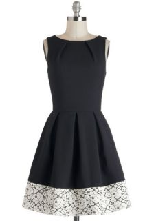 Luck Be a Lady Dress in Black and Lace  Mod Retro Vintage Dresses