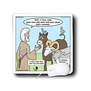 mp_19482_1 Rich Diesslin The Cartoon Old Testament   Genesis 15 Hey At Least its Not a Circumcision Bible circumcision covenant sacrifice   Mouse Pads Computers & Accessories