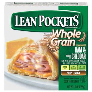 Lean Pockets Whole Grain Ham & Cheddar Sandwiche