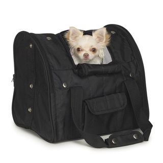 Casual Canine Black Backpack Carrier Casual Canine Portable Carriers