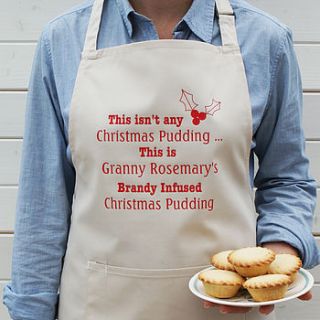 personalised we love your cooking apron by sparks clothing