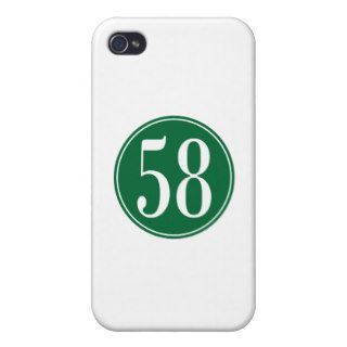 #58 Green Circle Case For iPhone 4