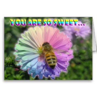 "You are so sweet" love card