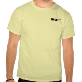 Event Security T Shirt