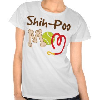 Shih Poo Dog Breed Mom Gift T shirts