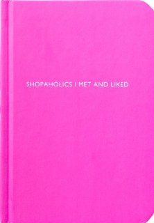 Archie Grand Shopaholics I Met and Liked Blank Notebook, Pink (AG P044)  Hardcover Executive Notebooks 