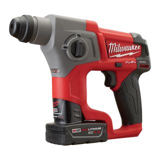 Milwaukee M12 Fuel 5/8in. SDS Plus Rotary Hammer Kit — 12 Volt, Model# 2416-22XC  Rotary Hammers
