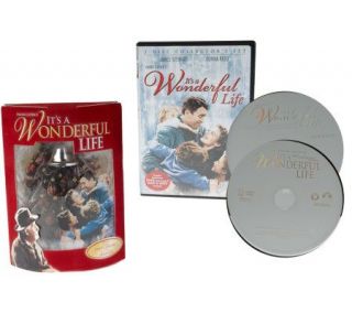 Its a Wonderful Life DVD Set with Holiday Bell Ornament —