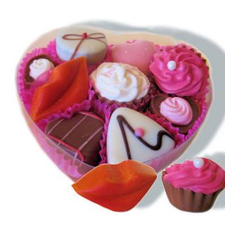 valentine's day chocolates in giftbox by bijou gifts