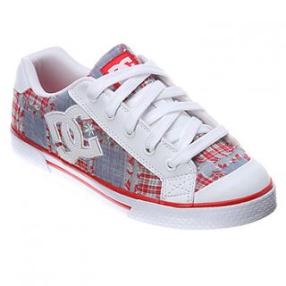 DC Shoes Chelsea Plaid  Women's   White/Athletic Red/White