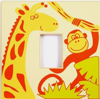 jungle animals light switch cover by beeswitched