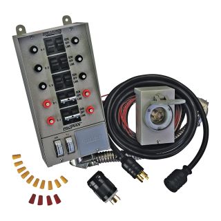 Reliance Transfer Switch Kit — 10 Circuit, Model# 31410CRK  Generator Transfer Switches