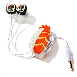 MoMA Design Store Sushi Earbuds and Cord Wrapper Set