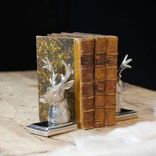 stag head bookends by belle & thistle