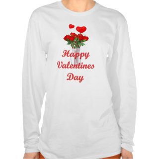 Roses Happy Valentines Day T Shirt