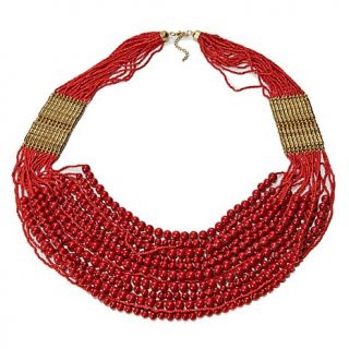 BAJALIA "Sati" Long Beaded Drape Necklace
