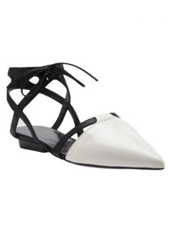 Narciso Rodriguez Tie Front Pointed Flat   Edon Manor