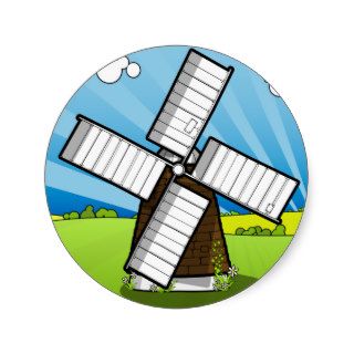 Windmill Sticker