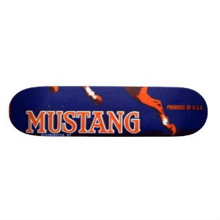 Mustang Produce Skate Decks