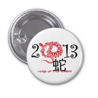 Year of the snake, Chinese New Year 2013 Button