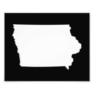 Iowa in White and Black Photograph