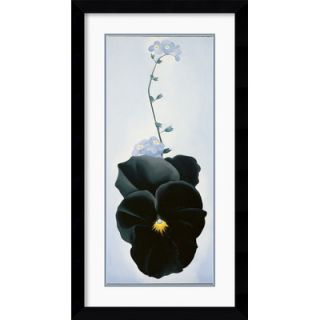 Amanti Art Pansy by Georgia OKeeffe Framed Painting Print