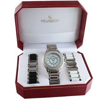 Peugeot Women's Steel Interchangeable Bracelet Watchh Steko LTD Watches
