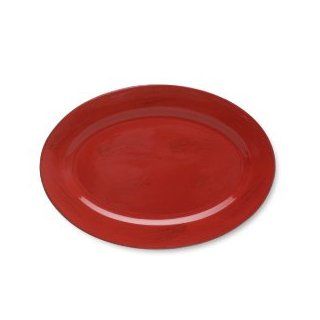 Sonoma Red 12" Oval Platter, By Tag Ltd Kitchen & Dining
