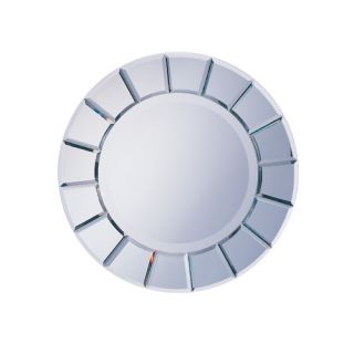 Toppenish Sun Shaped Mirror with Beveled Edge