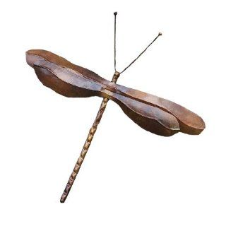 Ancient Graffiti Flamed Copper Wall Mount Dragonfly  Wall Sculptures  Patio, Lawn & Garden