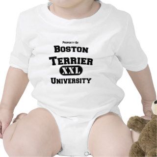 Property of Boston Terrier University T Shirt