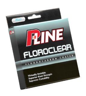 P Line Floroclear Clear Fishing Line 300 Yard (Filler Spool)  Fluorocarbon Fishing Line  Sports & Outdoors