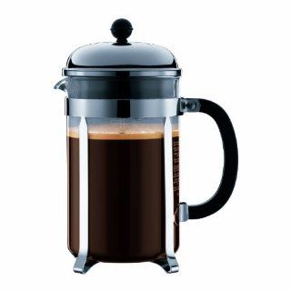 Bodum Chambord 12 cup French Press Coffee Maker, 51 oz, Chrome Kitchen & Dining