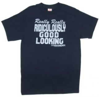 Really Really Ridiculously Good Looking   Zoolander T shirt Adult 2XL   Navy Blue at  Mens Clothing store Fashion T Shirts